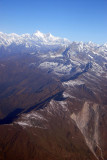 Looking NW along the Lapchi Kang Range (27 51 58N/86 10 13E) towards Shisha Pangma, Tibet