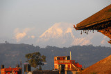 Himalaya seen from Bhaktapur