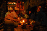 Nightly devotional music in front of Bhairabnath Temple, Taumadhi Tole, Bhaktapur