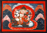 Different forms of Bhairava accompanied by his shakti, 19th Century