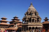 Krishna Temple (Chyasim Deval), with the other temples of Patans Durbar Square