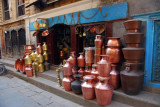 The area south of Durbar Square is full of craft shops, mostly metalworking, Patan