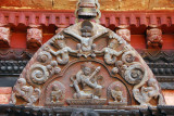 Torana over the door to Degutalle Temple, Mul Chowk, Royal Palace, Patan
