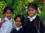 Students from Notre Dame School, Bandipur