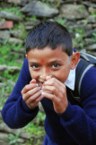 Student from Notre Dame School, Bandipur