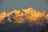 Himalchuli (7893m/25,895ft) evening view from Bandipur