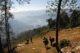 Paraglider launch site, Sarangkot, Nepal