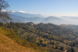 View east over the terraced hillside of Saragkot