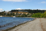 The beach at Wanaka
