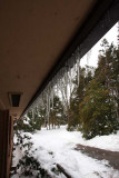 Icicles on Gutter