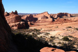 View of Delicate Arch from the goal ridge