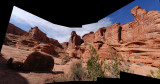 From the boulder of the previous picture, this is the view up into the amphitheater
