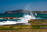 Fisherman at Mona Vale Beach