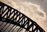 Bridgeclimbers on Sydney Harbour Bridge