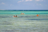 Kayaking to the reef