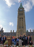 Sounding the Shofar on Parliament Hill