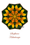 10 - Sunflower Kaleidoscope Card