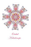 25 - White Orchid Kaleidoscope Card