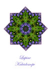 72 - Lupine Kaleidoscope Card