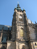 Side view St Vitus Church, Prague