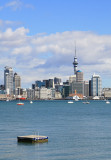 Auckland City taken from Stanley Point on the North Shore.
