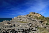 Rocky cliffs Castlepoint.