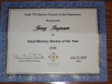 Adult Ministry Worker of the Year