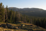 Camp below Windy Gap Gallatin ridge