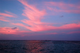 Sunset over Lighthouse Atoll, Belize