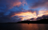 Sunset over Roatan, Honduras