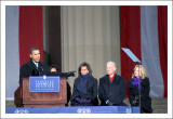 Obama at the Baltimore War Memorial Plaza January 17, 2009