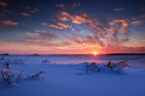 Sunset over Snow Prairie