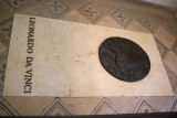 Leonardo di Vinci tomb marker, (Chapelle de St-Hubert)