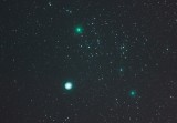 Comet Holmes. with stars Alpha and Delta Persei