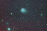 Comet Holmes & star cluster NGC1245