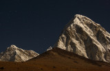 Moonlit Pumori (7,161m, 23,494ft)