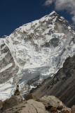 Nuptse and cairn