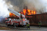 Worcester MA - 3 Alarm fire in a Vacant Mill, Tobias Boland Dr. - March 22, 2010