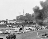 1963 Nashville 400 Tiny Lund crash
