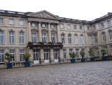 The main courtyard of the chateau