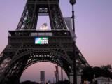 Driving under the Eiffel Tower