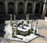 View of courtyard from above