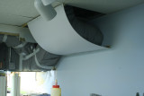 Side view of duct hider