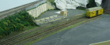 Port of Erin left side track re-alignment