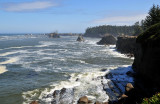 Cape Arago Lighthouse and coast