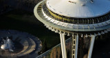 Space Needle and fountain