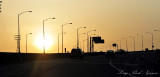 sunrise on West Seattle Bridge