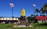 Kamehameha I original statue in Kapaau