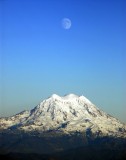 Rainier and the Moon