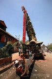 Rato Machhendranath festival [chariot bears the shrine of the Rato (Red) Macchendranath (the Tantric expression of Lokeshwar) an
